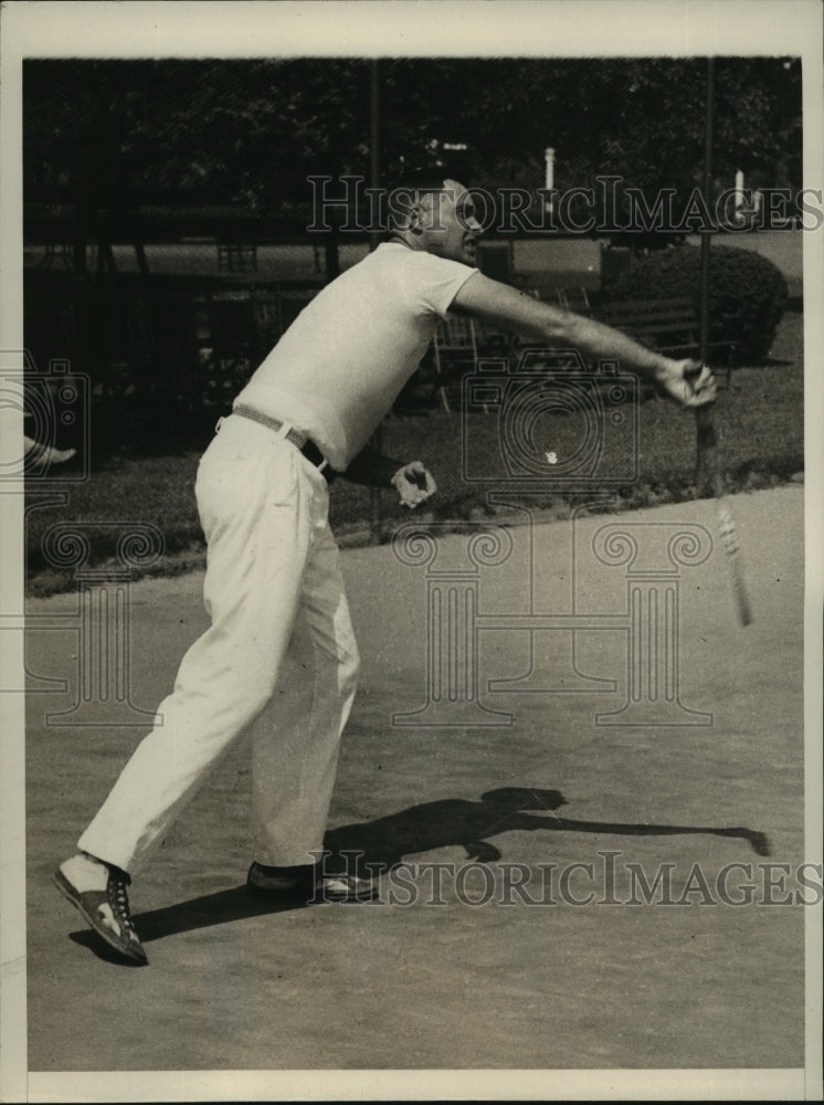 1931 Press Photo Major J.H. Hills at Leech Cup US Navy Match, Washington, D.C.- Historic Images