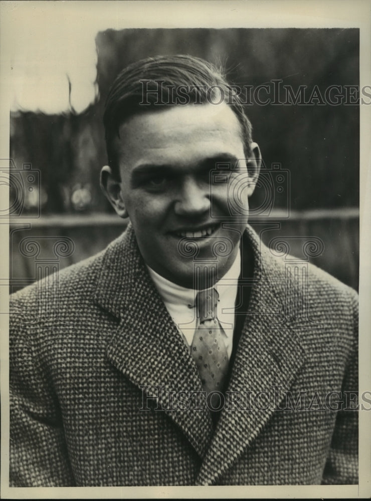 1931 Press Photo Carl H. Hageman Elected Captain of Harvard Eleven for 1932