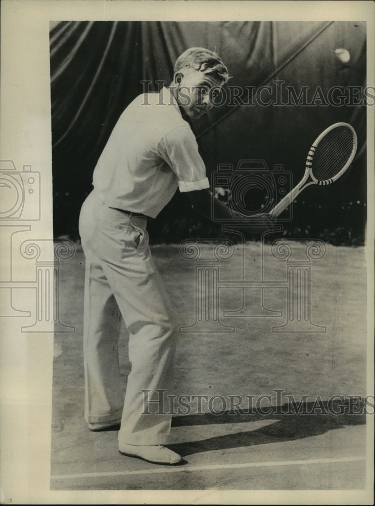 1931 Press Photo William H. Doeg of New York State Junior Tennis Championship- Historic Images