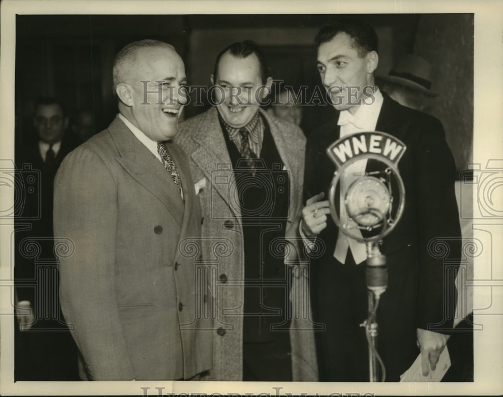 1934 Press Photo Baseball Writers Give Dinner to Former Brother in New York- Historic Images