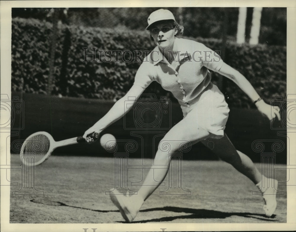 1939 Press Photo Alice Marble at St. George's Hill Tournament, Weybridge England- Historic Images