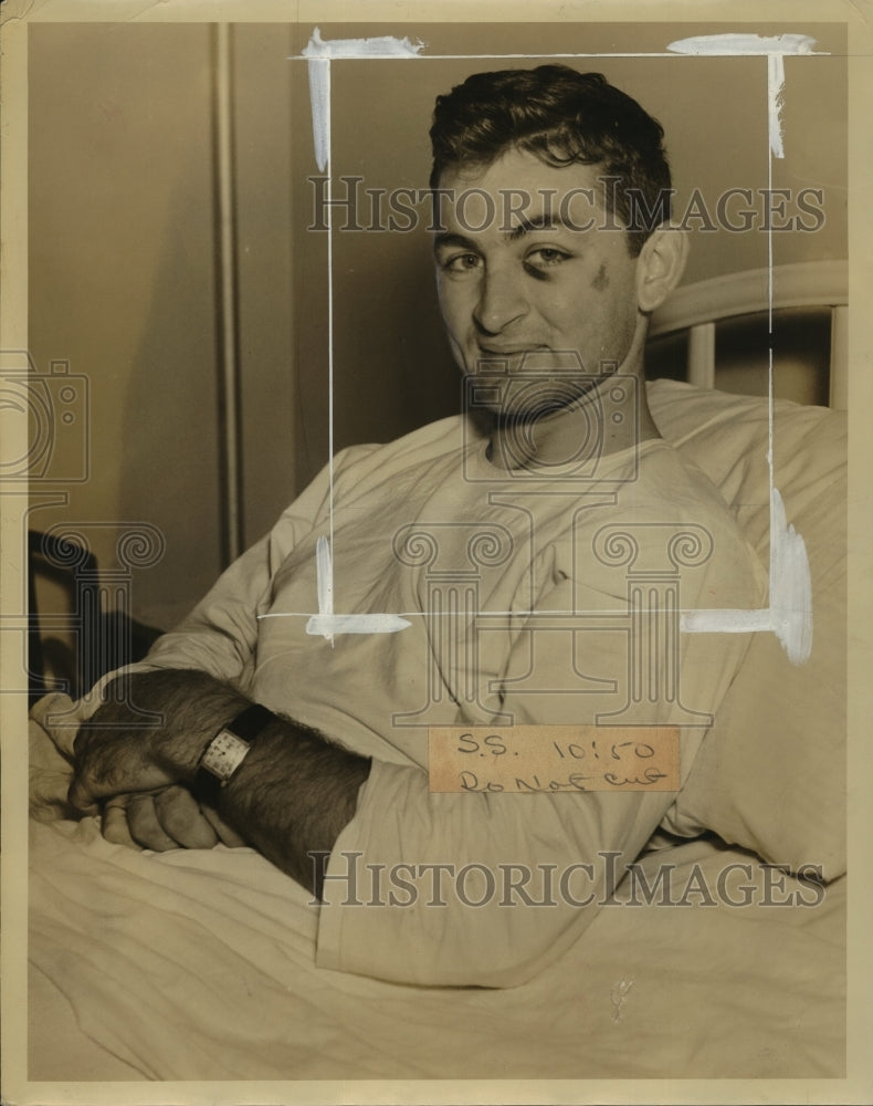 Press Photo Sam Harshany Baseball Player - sbs05684- Historic Images