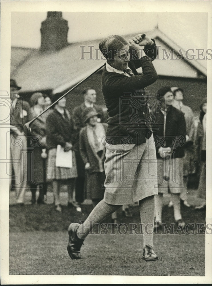 1931 Press Photo Enid Wilson wins Women&#39;s Championship, defeats Wanda Morgan- Historic Images