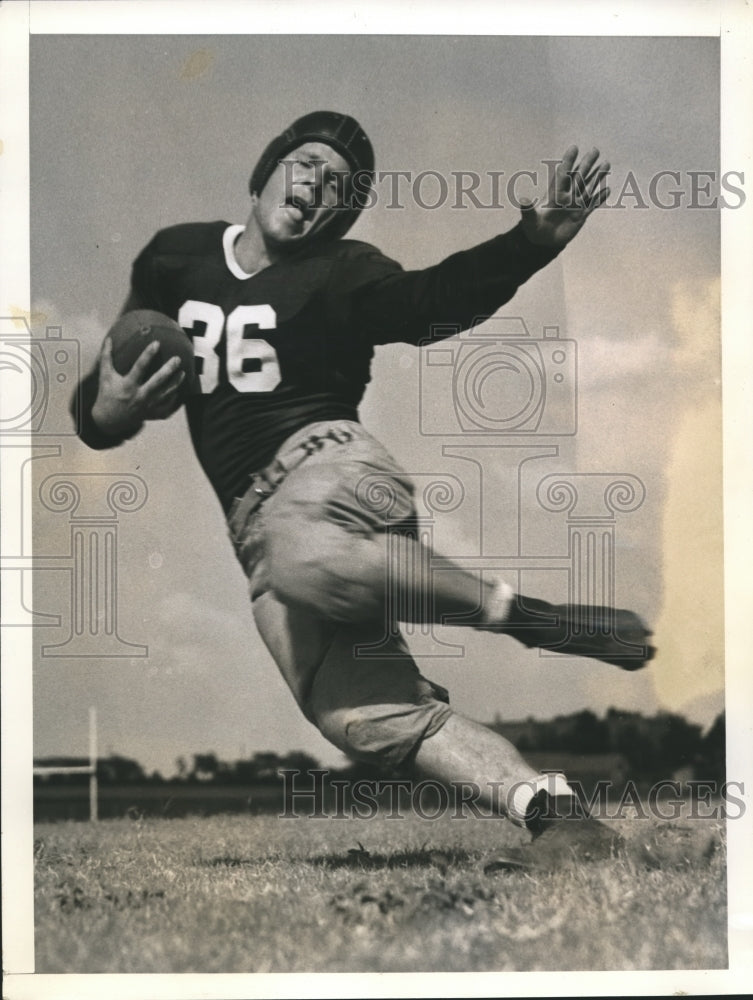 1940 Press Photo Texas Christian University quarterback Dean Bagley - sbs05987- Historic Images