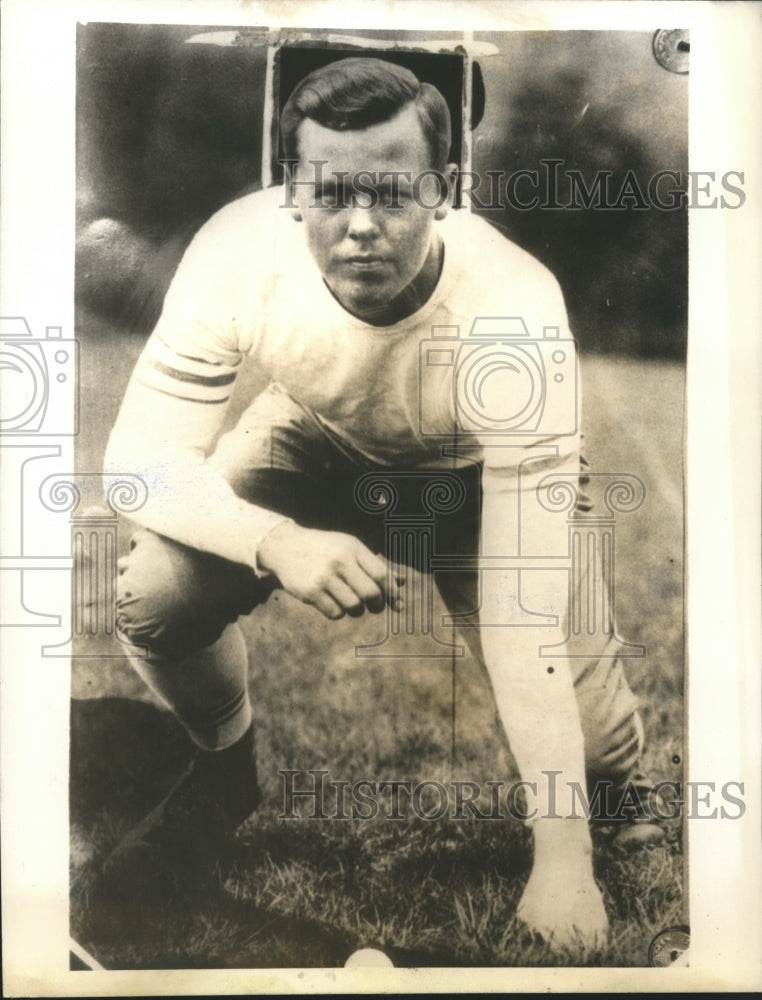 1936 Press Photo Averill Daniel, Rt Tackle, U of Pittsburgh, Hearst All-American- Historic Images