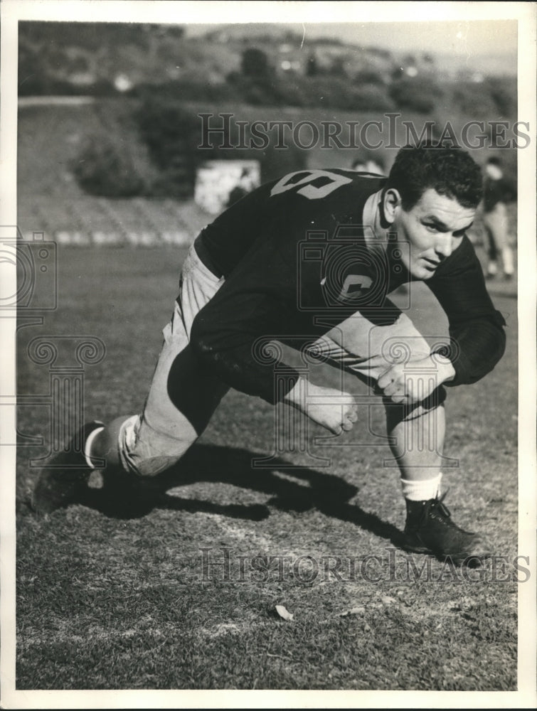 1936 Press Photo Max Starcevich, Outstanding Guard, Washington Huskies- Historic Images