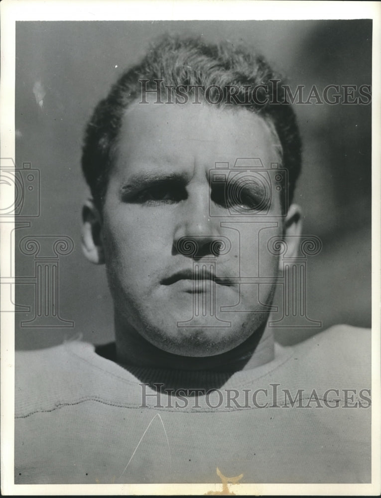 1940 Press Photo Helge Pukema, Guard, University of Minnesota, All-American- Historic Images