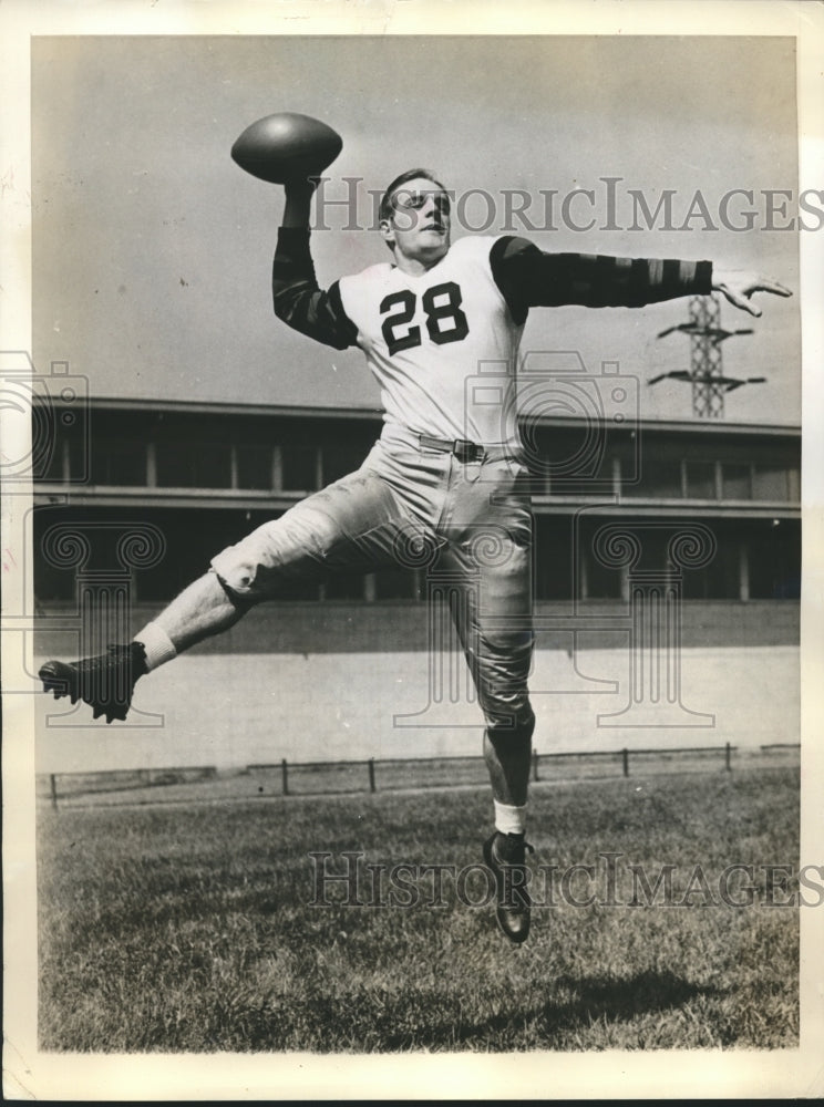 1940 Press Photo Francis Xavier Reagan, U of Pennsylvania star football player- Historic Images