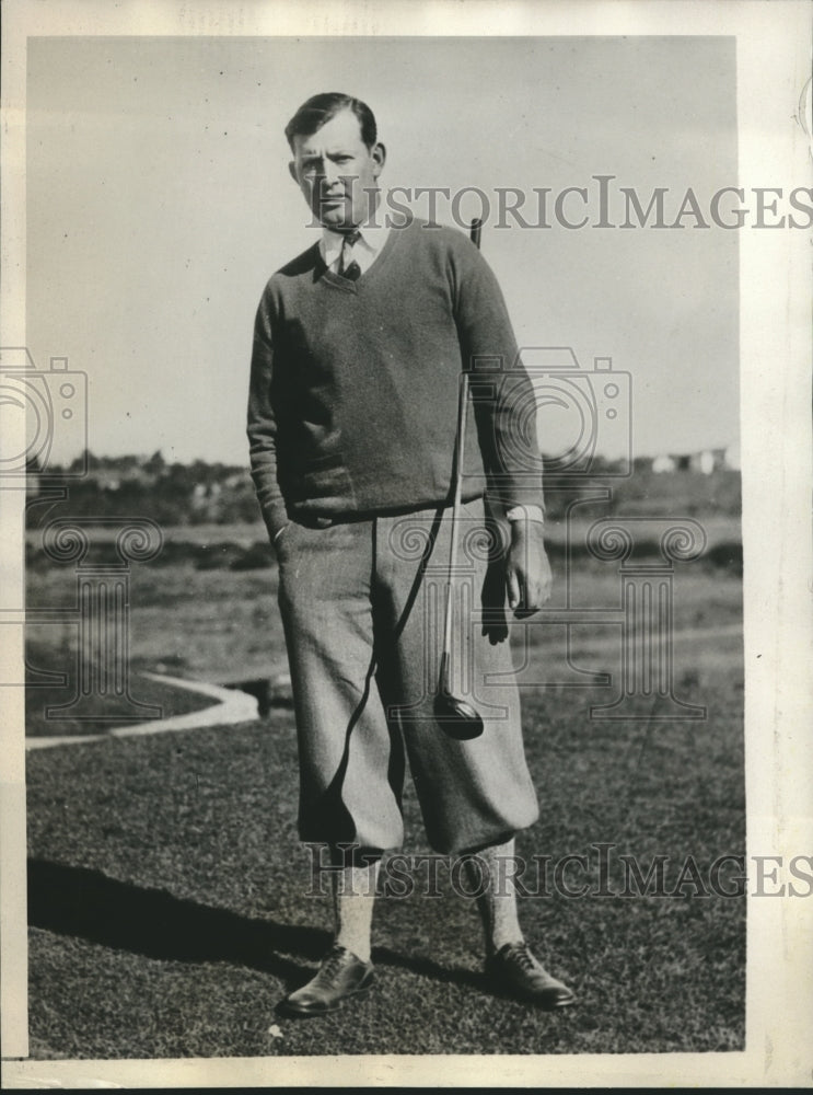 1931 Press Photo "Handsome Ed" Dudley, winner of Los Angeles $10K Open- Historic Images