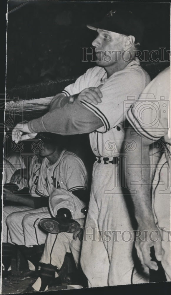 Press Photo Leo Durocher, manager of the New York Giants - sbs06335- Historic Images