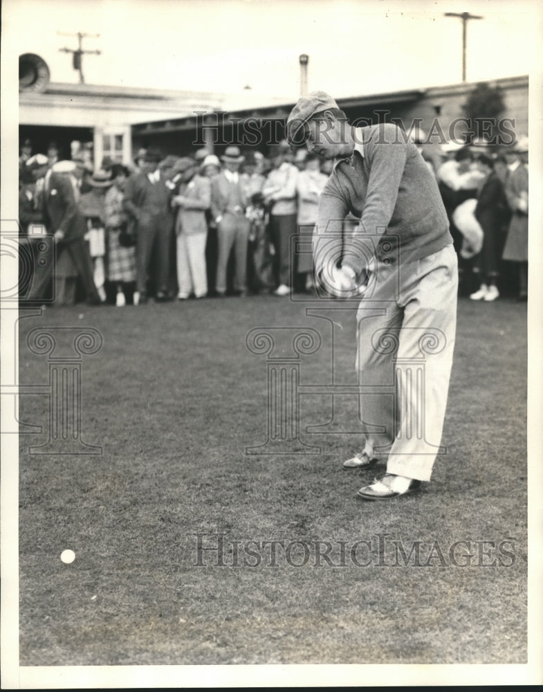 1936 Press Photo Willie Hunter to face Willie Goggin in Nat&#39;l Match Play Open- Historic Images