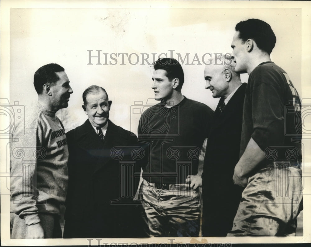 1939 Press Photo All -East players Fred Swann, Andy Kerr, John Haman, B. Bierman- Historic Images