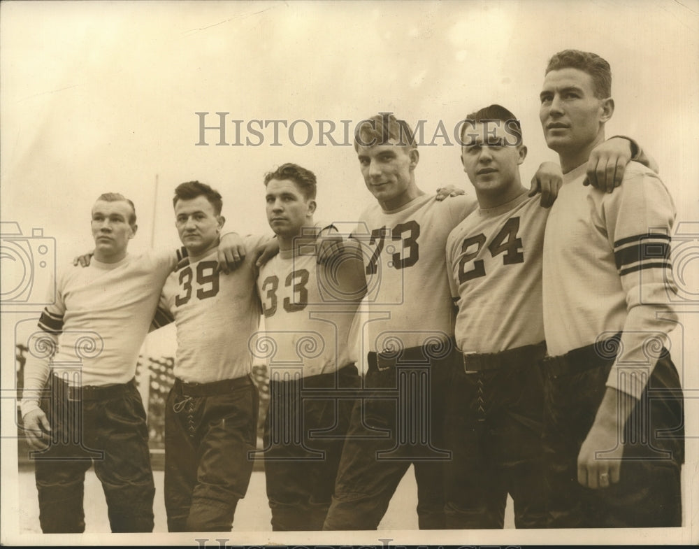 1937 Press Photo Don Heap, Andy Bershak, Marcel Chesbro, John Michelisen- Historic Images