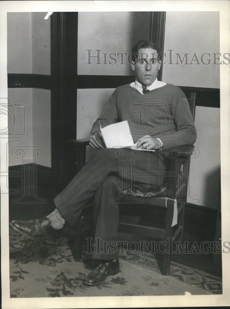 Press Photo Albie Booth Football Player - sbs07050- Historic Images