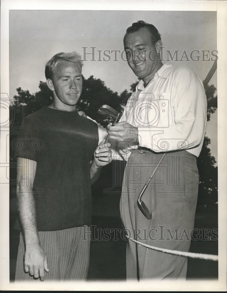 1946 Press Photo Don Cherry, VicGhezzi Dallas Open golf Tournament - sbs07180- Historic Images