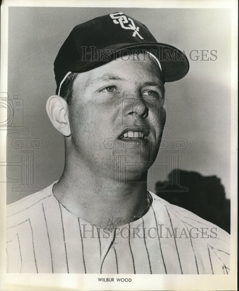 Press Photo Wilbur Wood, Chicago White Sox player - sbs07216- Historic Images