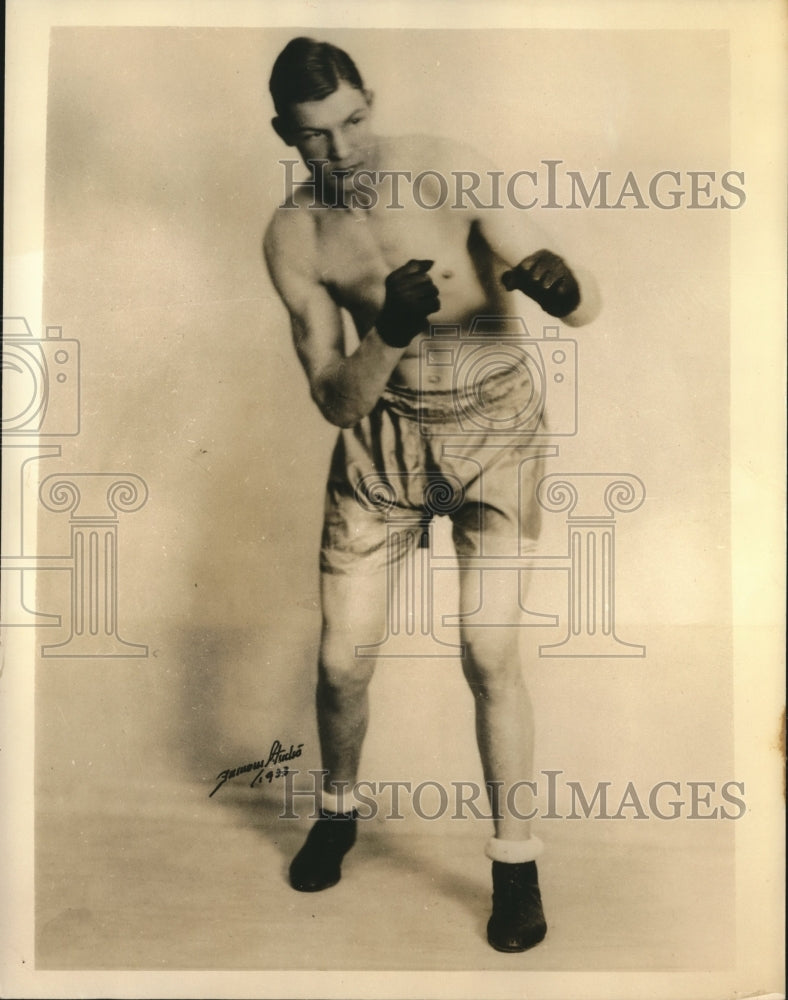 Press Photo Boxer Tommy Osborne - sbs07318- Historic Images