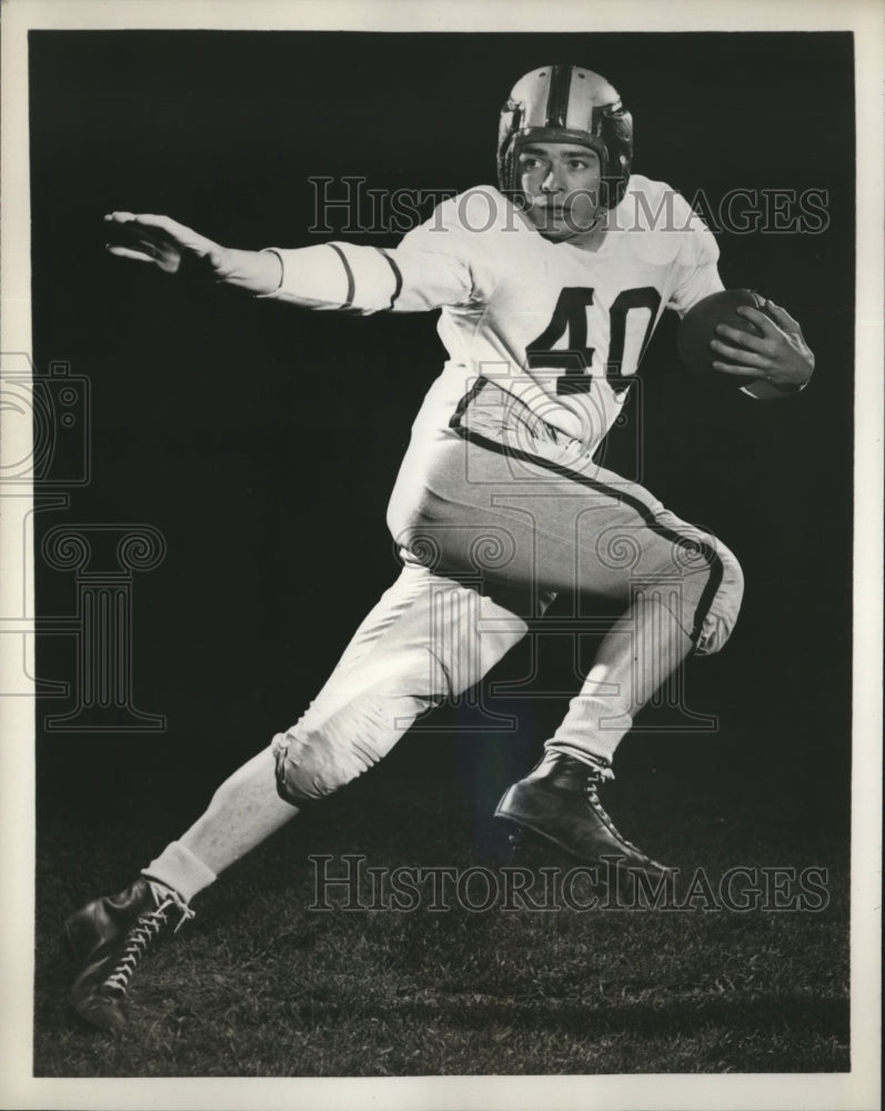 1952 Press Photo Bill Wilan Cornell Team NCAA Football - sbs07376- Historic Images