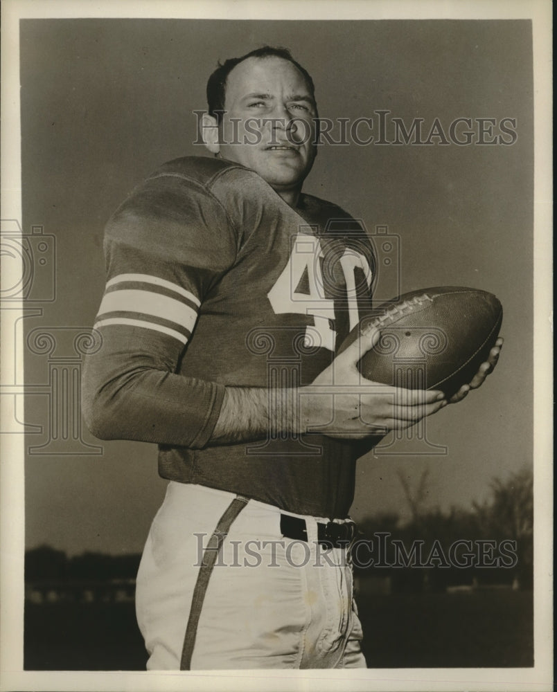 1952 Press Photo Don McAuliffe Michigan State Back - sbs07416- Historic Images