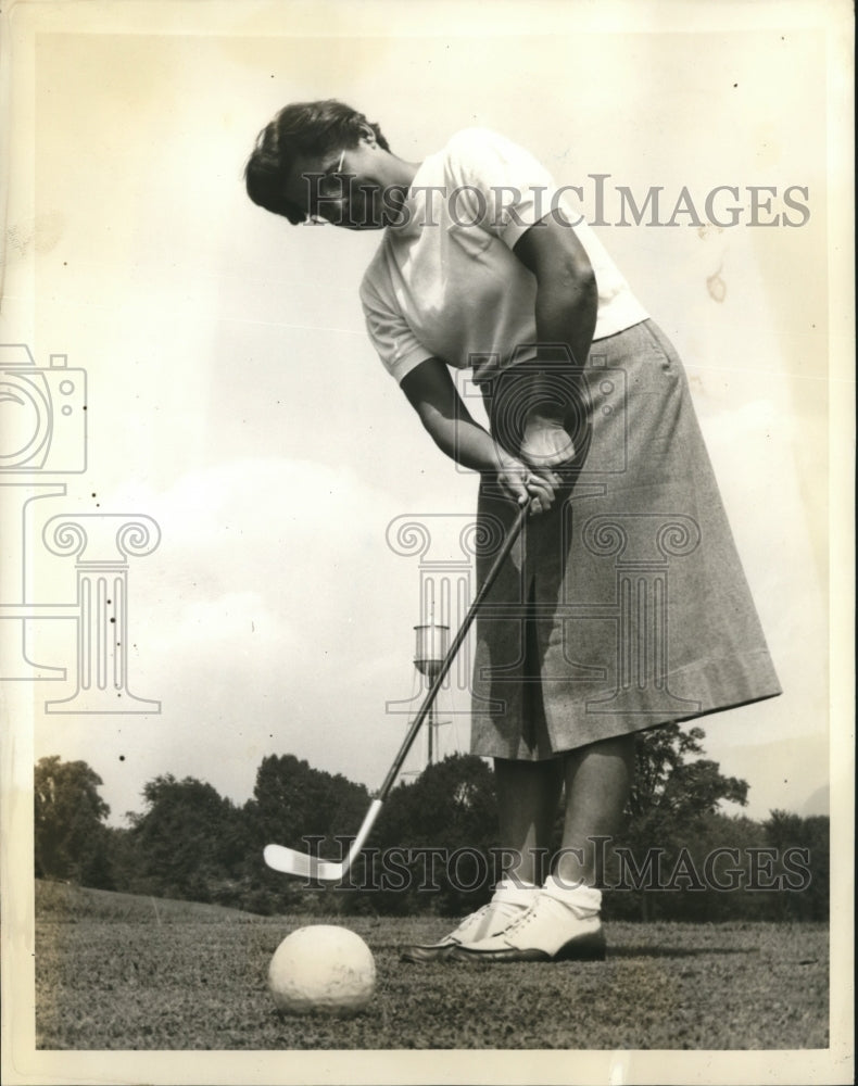 1939 Press Photo Fay Crocker Womens Natl Golf Championship Torney - sbs07493- Historic Images