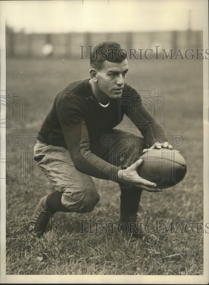 1927 Press Photo Sam Burns Fall Training Harvard Football Squad - sbs07852- Historic Images