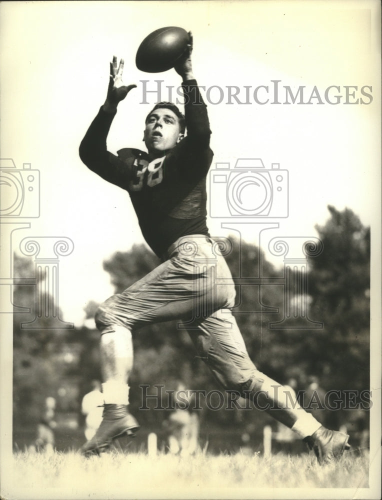 1936 Press Photo Warren Skoning, Fullback at University of Chicago - sbs08108- Historic Images