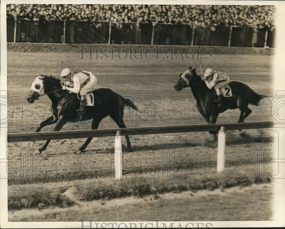 1941 Press Photo Derby candidates upset at New York&#39;s Jamaica Track - sbs08253- Historic Images