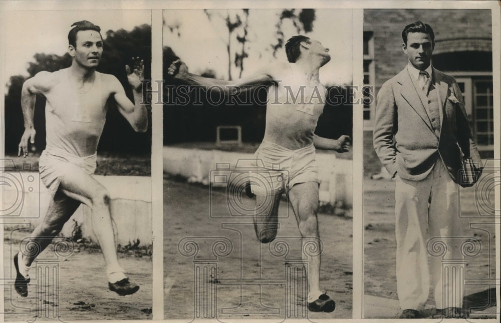 1928 Press Photo Frank Lombardi, Charley Paddock, Sprinters - sbs08422- Historic Images