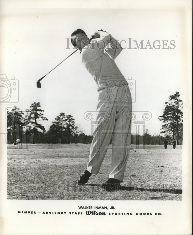 Press Photo Golfer Walker Inman Jr. - sbs08648- Historic Images