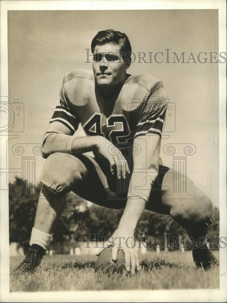 1941 Press Photo Darold Jenkins University of Missouri Center All-America Team- Historic Images