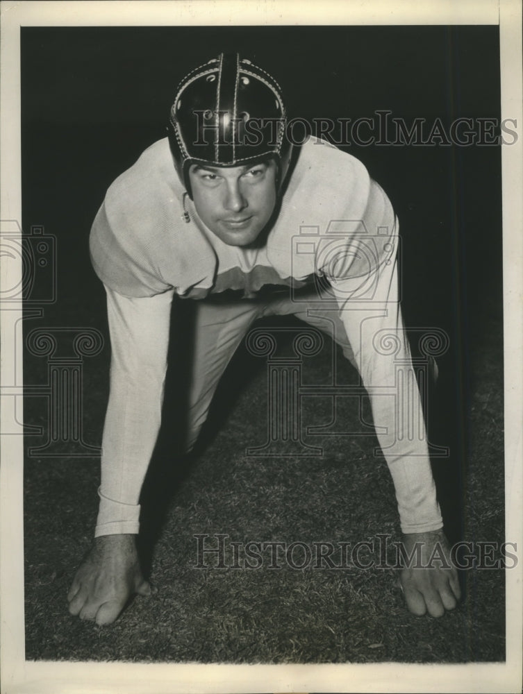 1943 Press Photo Bubo Barnett Southwestern University Tackle - sbs09656- Historic Images