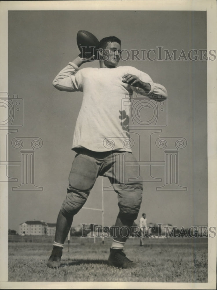 1943 Press Photo Jim Lucas, Offensiveof the Texas Christian University- Historic Images