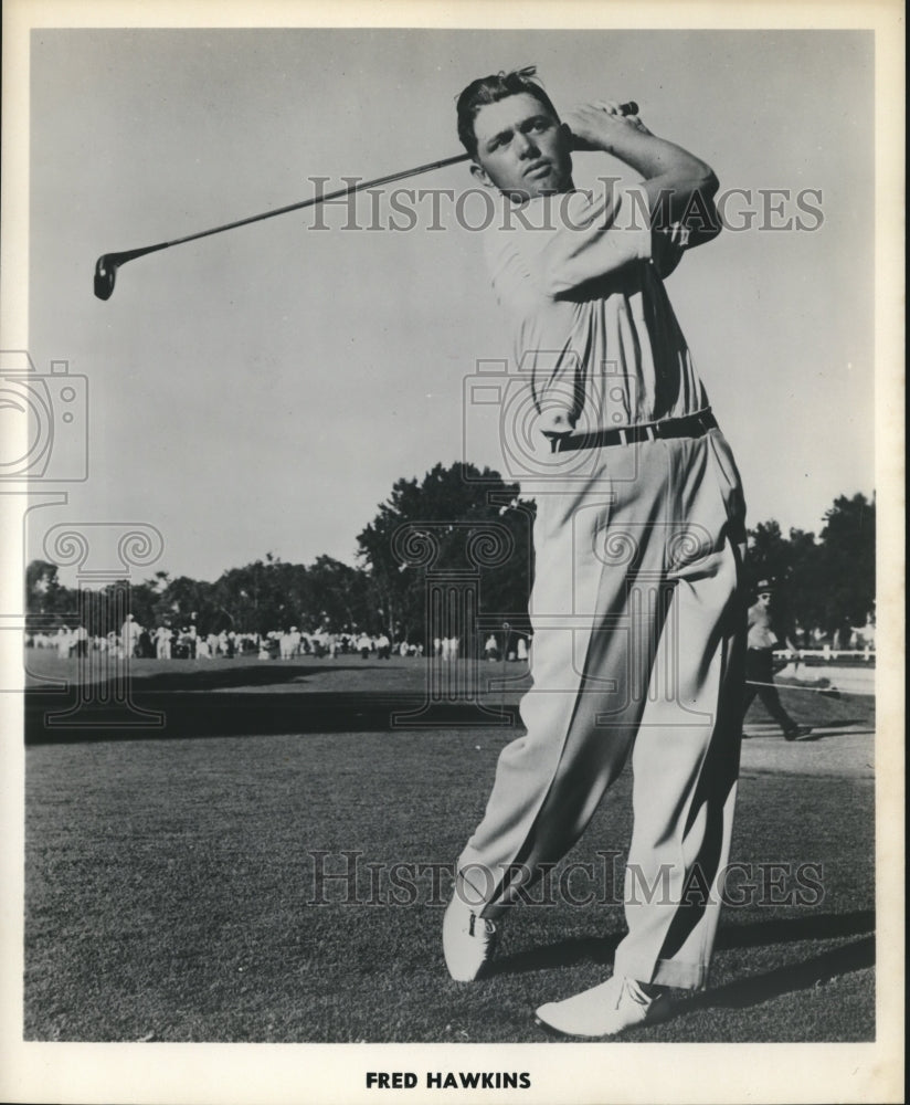 Press Photo Fred Hawkins Golfer - sbs09939- Historic Images