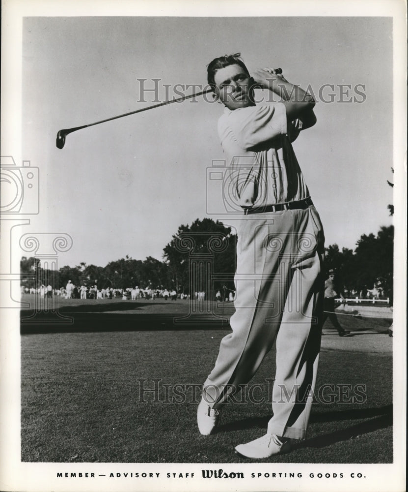 Press Photo Fred Hawkins Golfer - sbs09941- Historic Images