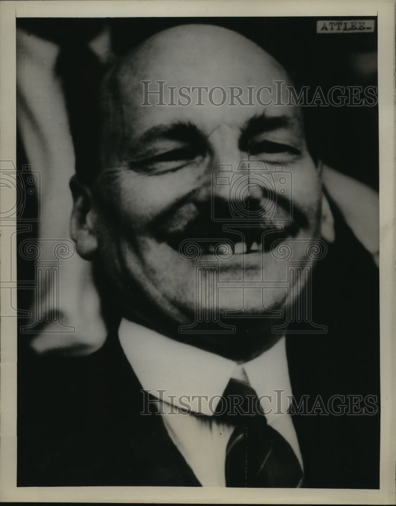 1940 Press Photo Clement R Attlee as Britain's Labor Party eins elections