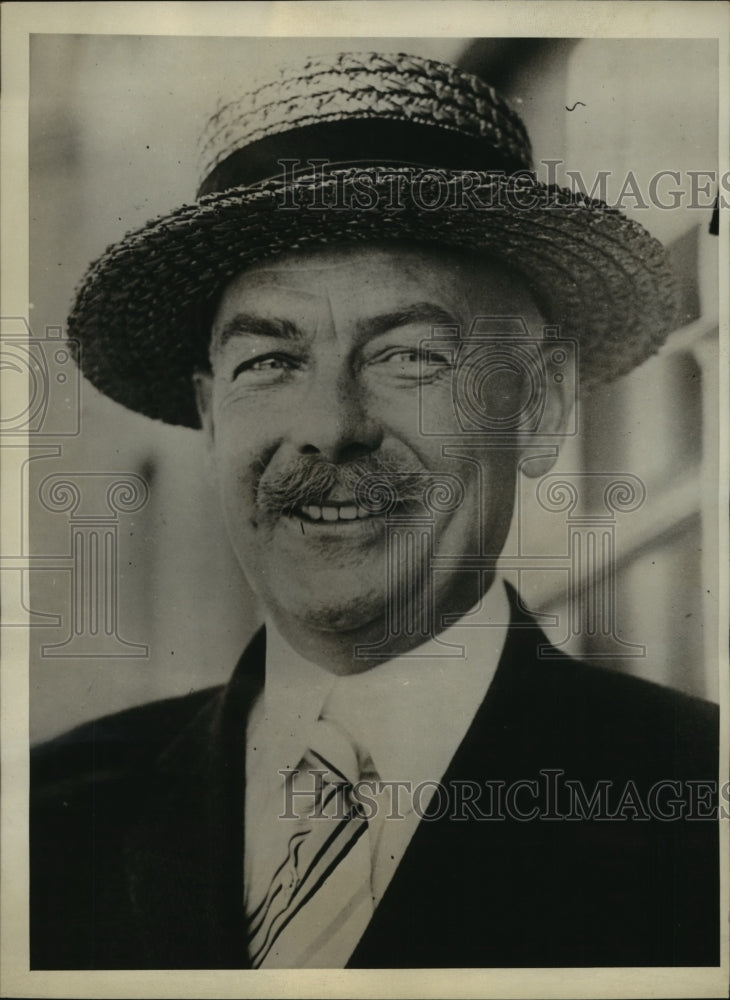 1927 Press Photo Rear Adm Julius Latimer commandant of Philadelphia Navy yard- Historic Images