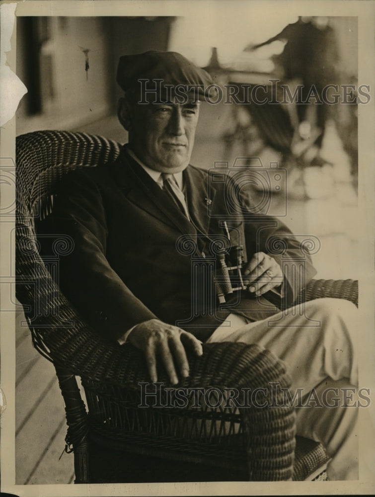 1925 Press Photo Rep Alla F Moore of Illinois at Alpena Michigan - sbx00427