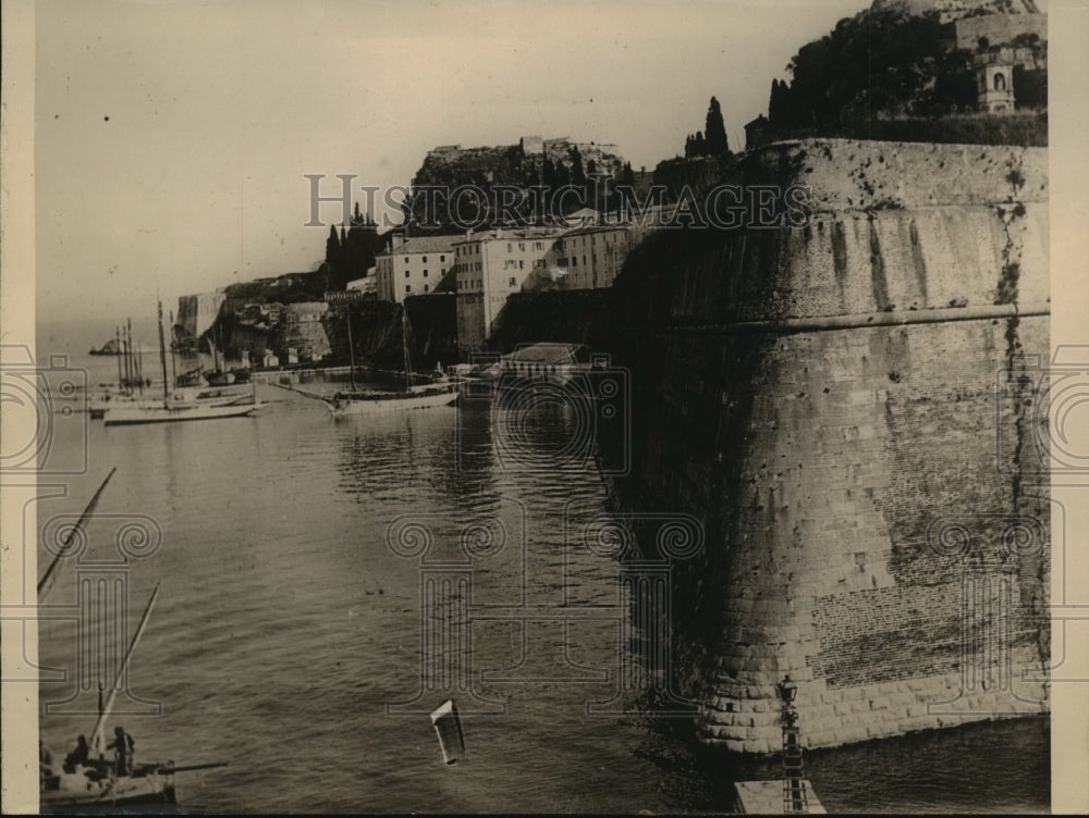 1918 Press Photo Villa of Achilleion at Corfu Greece - sbx00642