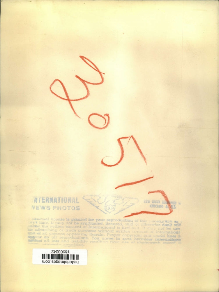 1954 Press Photo Sen. Lyndon Johnson & rep. Sam Rayburn at strategy pow wow