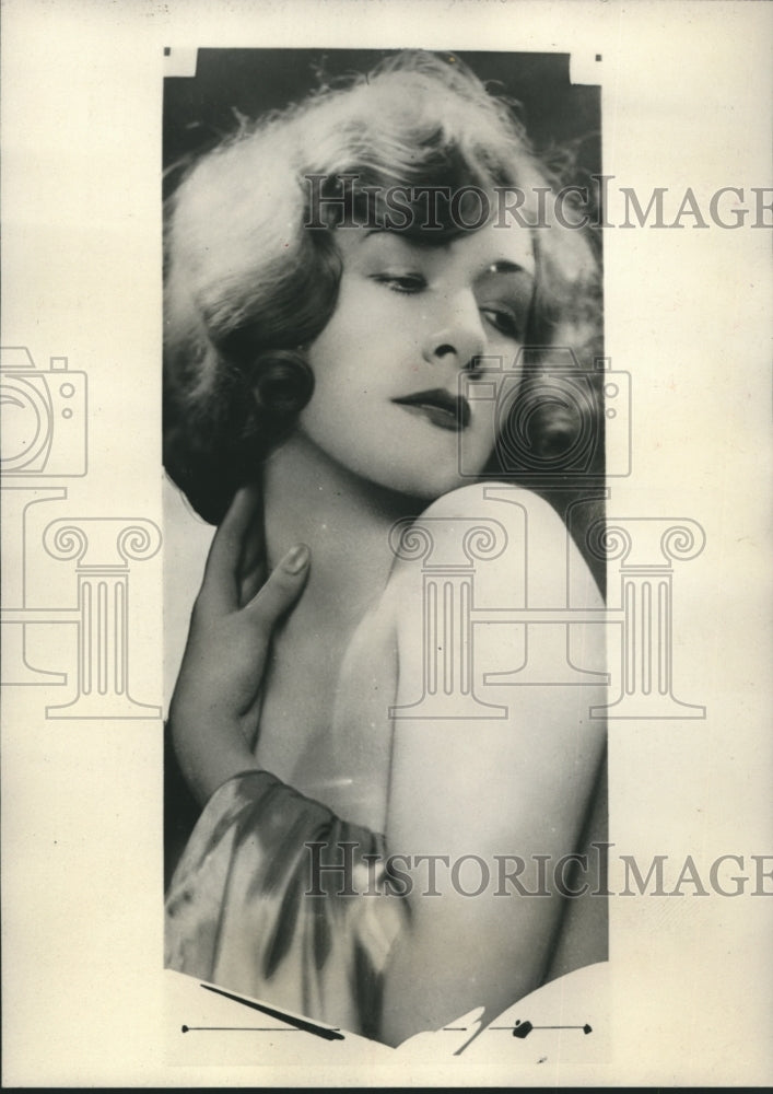 1931 Press Photo Marion Humbert, former Ziegfeld beauty, finds husband, alimony- Historic Images