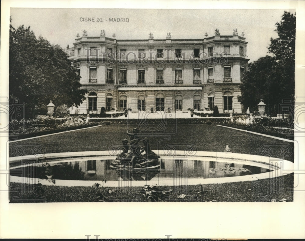 1936 Press Photo United States Embassy in Madrid,Spain - sbx03912