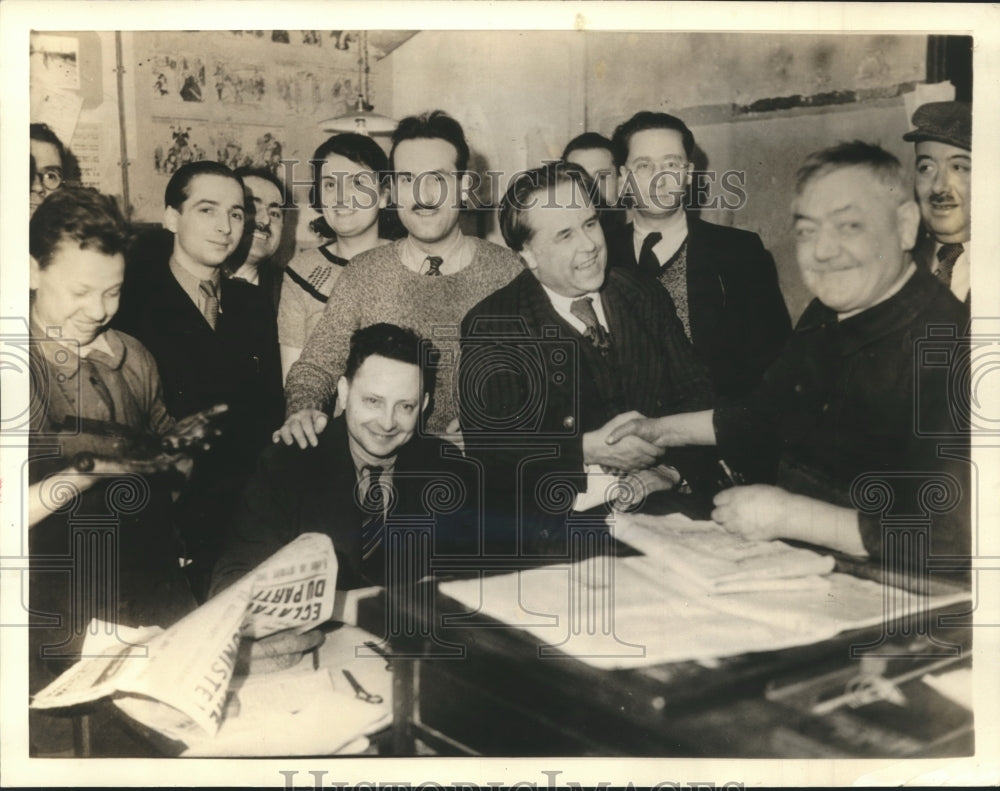 1936 Press Photo Mr. Vaillant-Coutourier elected Frenchchamber of Deputies