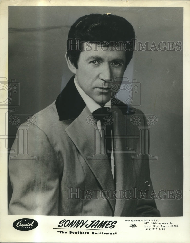Press Photo Sonny James The Southern Gentleman - sbx04559