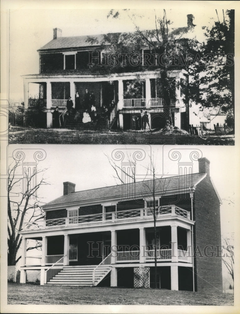 1965 Press Photo historica Wilmer McLean home, Appomattox Courthouse, VA