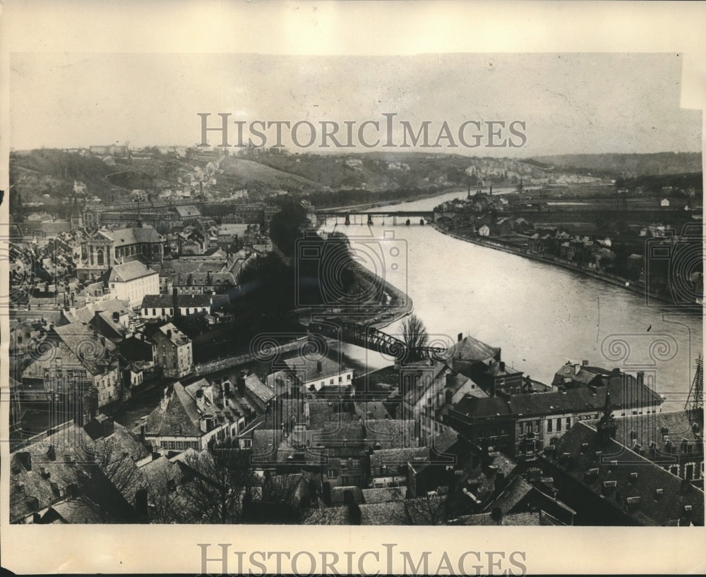 1930 Press Photo Namur Belgium after 64 died of asphixiation from fog