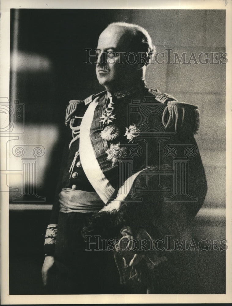 1938 Press Photo Lima Peru President Oscar Benvides to host conference