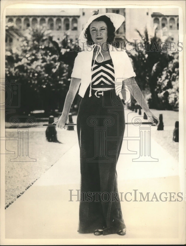 Press Photo Mrs Jean Picard Mahan of Pittsburgh in British West Indies