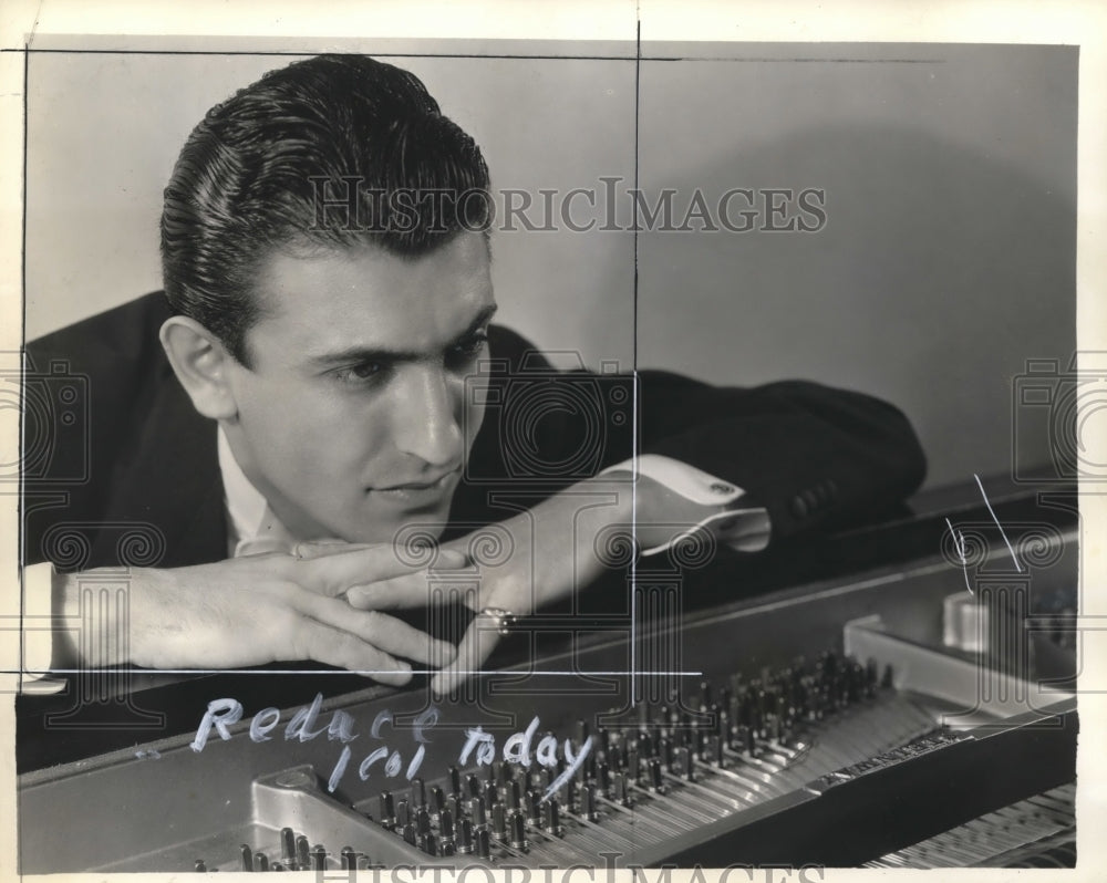 1935 Press Photo Eddy Duchin to appear on Magic Key of RCA Program - sbx08847