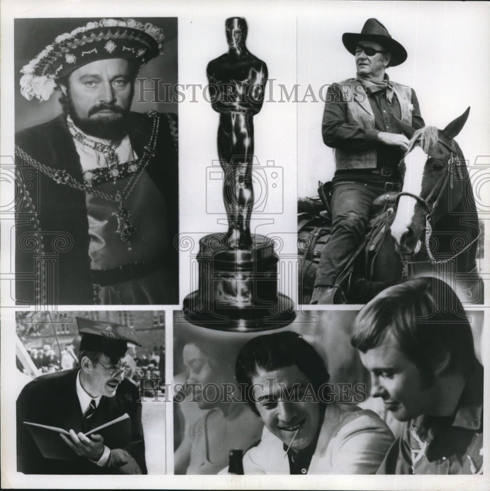 1970 Press Photo Best Actor Award Oscar Nominations - sbx09972