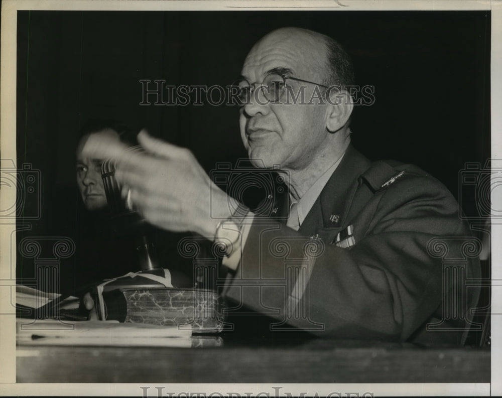 1946 Press Photo Colonel Otis Sadtler in Pearl Harbor Investigating Committee